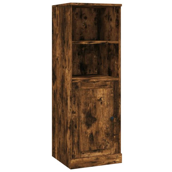 vidaXL Buffet haut ch&ecirc;ne fum&eacute; 36x35,5x103,5 cm bois d'ing&eacute;nierie