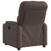 vidaXL Fauteuil inclinable Marron Similicuir