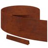 vidaXL Bordure de Pelouse 450 x 25 cm Acier patin&eacute; Rouill&eacute;
