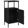vidaXL Cabinet de chevet 2 pi&egrave;ces Ch&ecirc;ne noir 41 x 31 x 80 cm