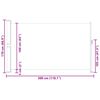 vidaXL Auvent lat&eacute;ral r&eacute;tractable de patio 170x300 cm Rouge