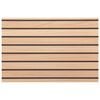 vidaXL Panneaux muraux 3D 5 pcs marron 100x50 cm EPS