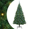 vidaXL Sapin de No&euml;l artificiel Vert 240 cm PVC, Acier et Plastique