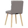 vidaXL Chaises &agrave; manger lot de 6 taupe tissu