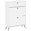 vidaXL Cabinet &agrave; chaussures BREDA 78 x 24 x 103 cm Bois d'ing&eacute;nierie