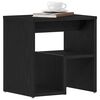 vidaXL Cabinet de chevet Ch&ecirc;ne noir 40 x 30 x 40 cm Bois d'ing&eacute;nierie