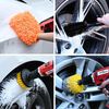 vidaXL Set de brosses pour voiture Multicolore polyrotin