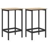 vidaXL Tabouret de bar 2 pc Ch&ecirc;ne Sonoma 40 x 32 x 64 cm