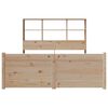 vidaXL Lit biblioth&egrave;que sans matelas 150x200 cm bois massif de pin