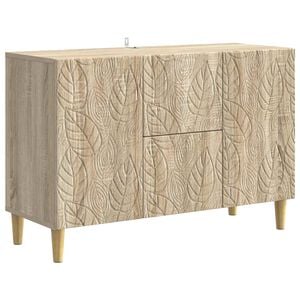 vidaXL Buffet Ch&ecirc;ne Sonoma 89 x 34,5 x 60 cm Bois d'ing&eacute;nierie