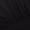 vidaXL Housse extensible de canap&eacute; Noir Jersey de polyester