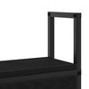 vidaXL Headboard de Rangement avec Station de Charge Ch&ecirc;ne noir