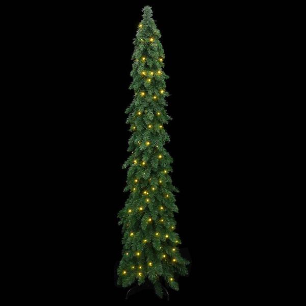vidaXL Arbre de Noël artificiel pré-éclairé avec 100 LED 180 cm