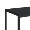 vidaXL Table d'appoint avec roues Noir 40x30x63,5 cm Bois d'ing&eacute;nierie