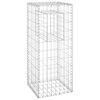 vidaXL Poteau à panier de gabion 40x40x100 cm Fer