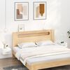 vidaXL Tables de chevet murales 2 pcs blanc brillant 35x35x20 cm