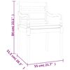vidaXL Ensemble &agrave; manger de jardin coussins 3 pcs bois de teck massif