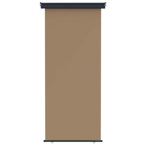 vidaXL Store lat&eacute;ral de balcon 80 x 250 cm 100% polyester fer acier