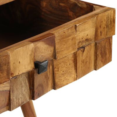 vidaXL Table basse Bois massif avec finition miel 110x50x37 cm