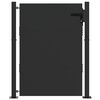 vidaXL Porte de Jardin Noir 110 x 155 cm Acier enduit de poudre