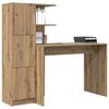 vidaXL Bureau 2 pcs Ch&ecirc;ne artisanal