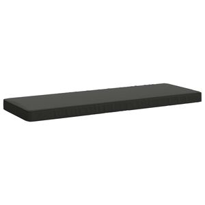 vidaXL Coussin de banc 1 pi&egrave;ce VUGHT 100 % polyester Anthracite