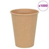 vidaXL Tasses &agrave; caf&eacute; en papier 1000 pcs 12oz 300ml marron