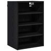 vidaXL Armoire suspendue Ch&ecirc;ne noir 40 x 29,5 x 60 cm