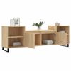 vidaXL Meuble TV Chêne sonoma 160x35x55 cm Bois d'ingénierie