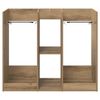 vidaXL Armoire de Golf Uni Ch&ecirc;ne artisanal 102 x 45 x 85,5 cm