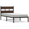 vidaXL Cadre de lit sans matelas avec t&ecirc;te de lit 75x190 cm