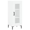 vidaXL Buffet blanc 34,5x34x90 cm bois d'ing&eacute;nierie