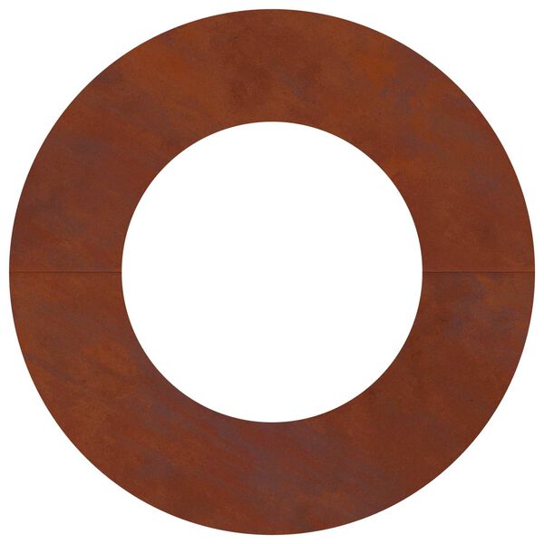 vidaXL adapt&eacute; pour anneaux d'arbre plats 5 pcs Marron &Oslash;40 / 70 cm