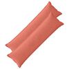vidaXL Housse de coussin 2 pc HOUTEN Rouge orange 40 x 145 cm