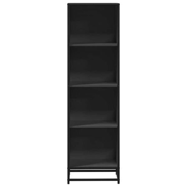vidaXL Bibliothèque noir 40x35x139 cm bois d'ingénierie