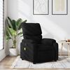 vidaXL Fauteuil de massage inclinable noir tissu