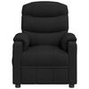 vidaXL Fauteuil Noir Tissu