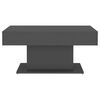 vidaXL Table basse gris 96x50x45 cm bois d'ingénierie