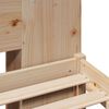 vidaXL Lit bibliothèque sans matelas 160x200 cm bois massif de pin