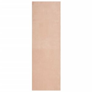 vidaXL Tapis HUARTE &agrave; poils courts doux lavable rouge clair 80x250 cm