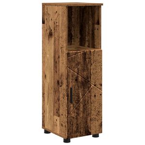 vidaXL Cabinet de salle de bain Bois Ancien 30 x 35 x 95 cm
