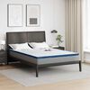 vidaXL Surmatelas Blanc 140 x 190 x 6 cm Tissu Jacquard