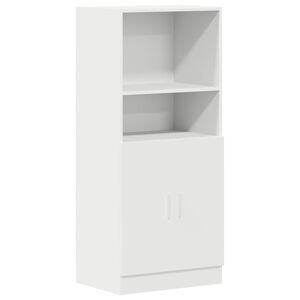 vidaXL Armoire de cuisine blanc 57x41,5x131,5 cm bois d'ing&eacute;nierie