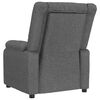 vidaXL Fauteuil inclinable Gris fonc&eacute; Tissu