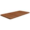 vidaXL Comptoir de salle de bain Marron fonc&eacute; 100x50x2,5cm Bois trait&eacute;