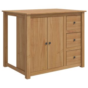 vidaXL Ensemble Cuisine &Icirc;lot 2 pc PANAMA Cire de Miel 112 x 77 x 90 cm