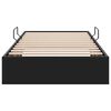 vidaXL Lit de Rangement avec matelas Noir 90 x 190 cm Faux cuir