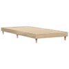 vidaXL Cadre de lit sans matelas ch&ecirc;ne sonoma 75x190 cm