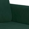 vidaXL Ensemble de canapés 2 pcs avec coussins vert foncé velours