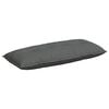 vidaXL Coussin de Dos Gris fonc&eacute; 120 x 19 x 50 cm tissu